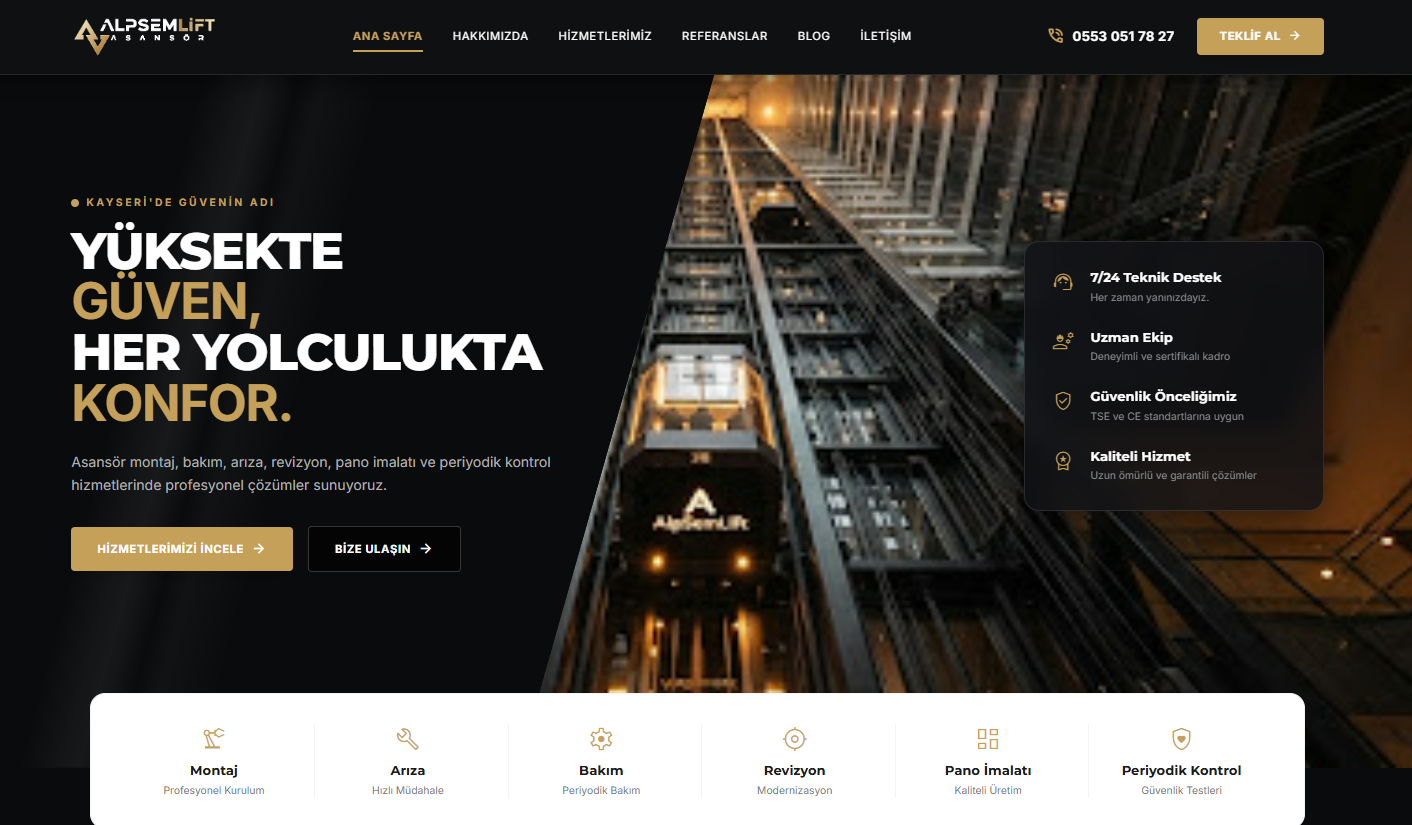 Kurumsal Web Site - 3 Web Tasarım Örneği