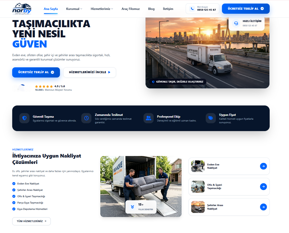 Kurumsal Web Site - 2 Web Tasarım Örneği