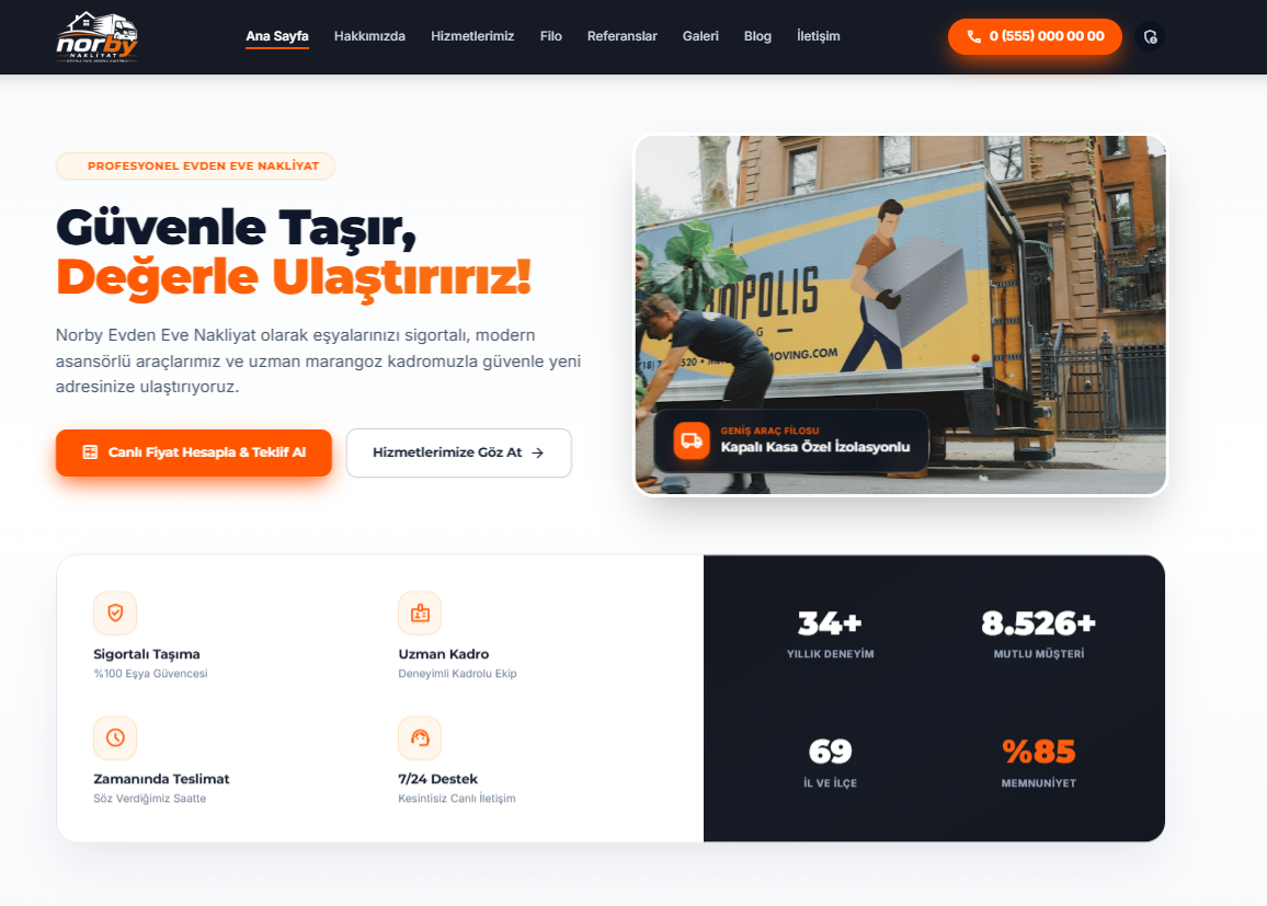 Kurumsal Web Site - 1 Web Tasarım Örneği